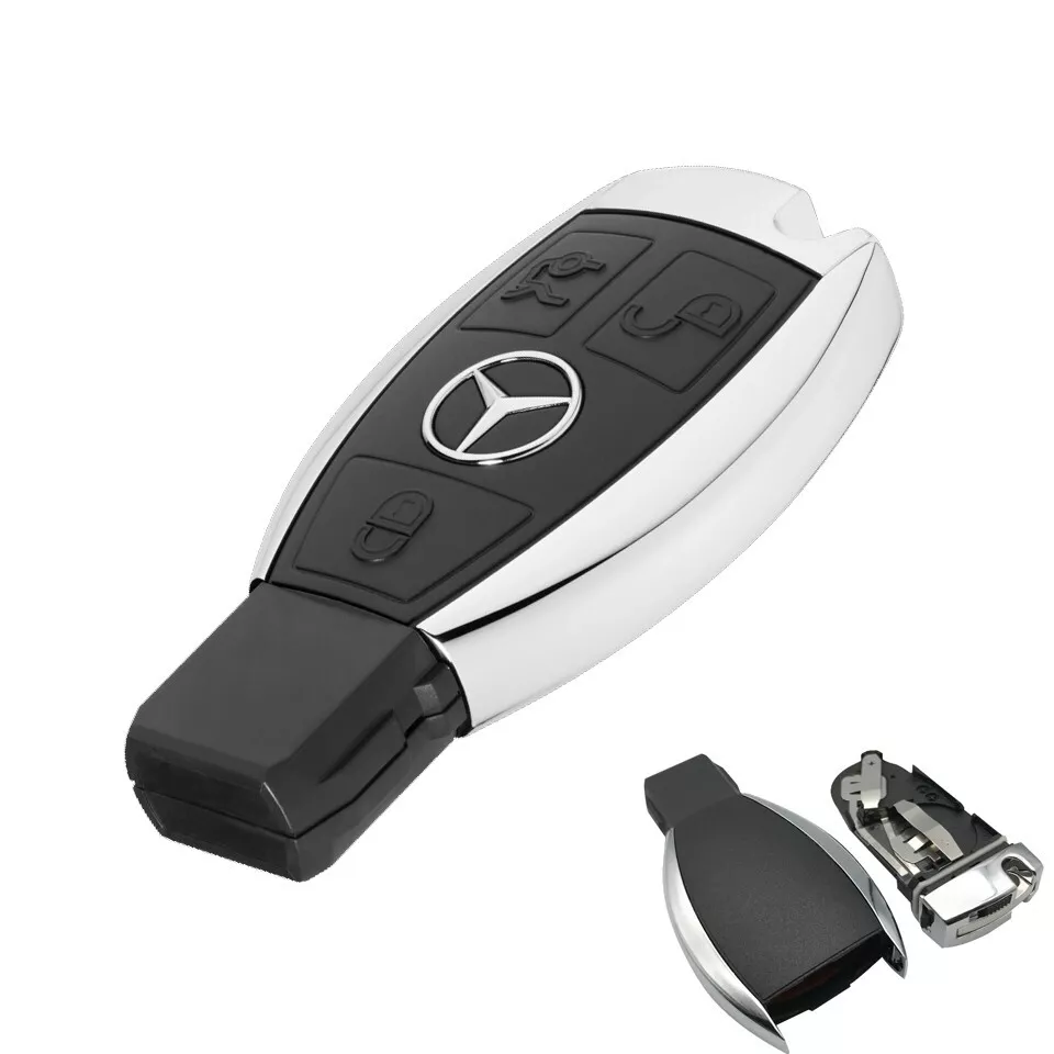 3 Button Remote Key Case Fob Blade For Mercedes Benz C E G R S CL GL S