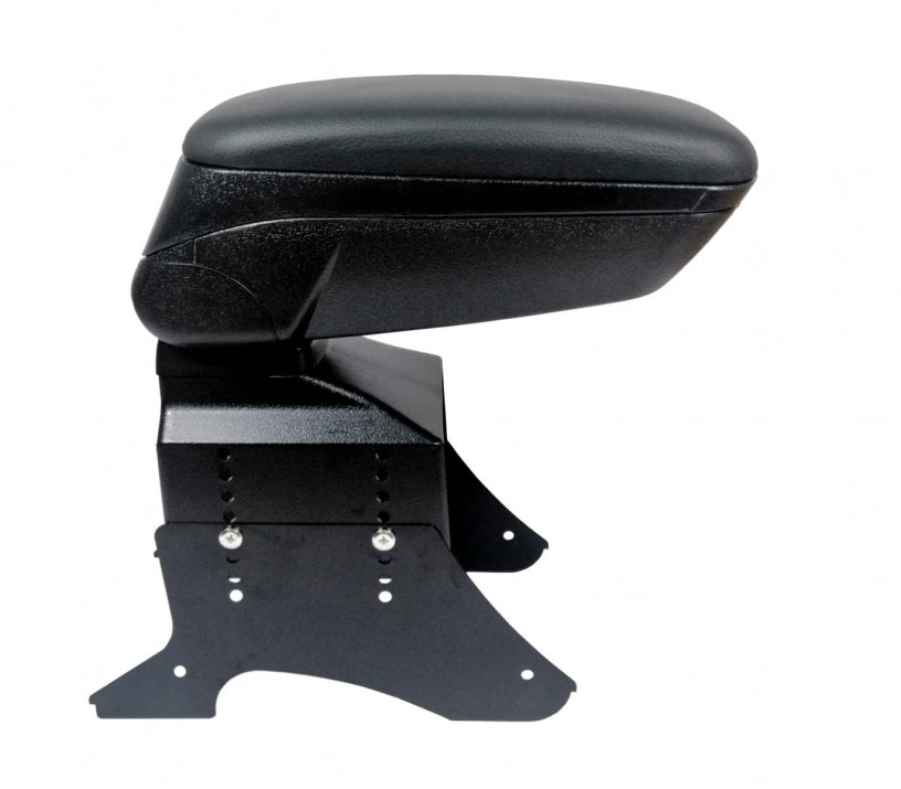 Universal Car Armrest, Black with Sliding Top