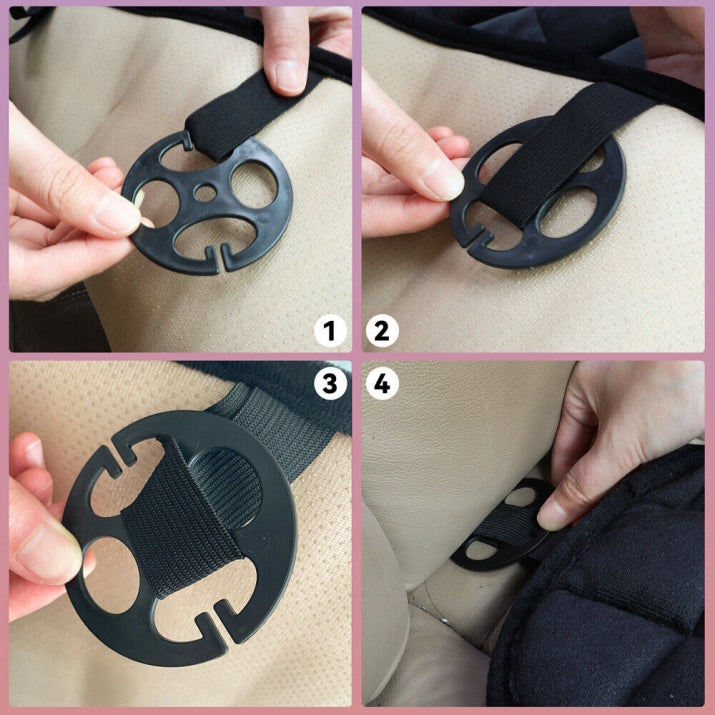 protective plush case pad protector for car seat made of non-slip textile material 50 x 50 cm