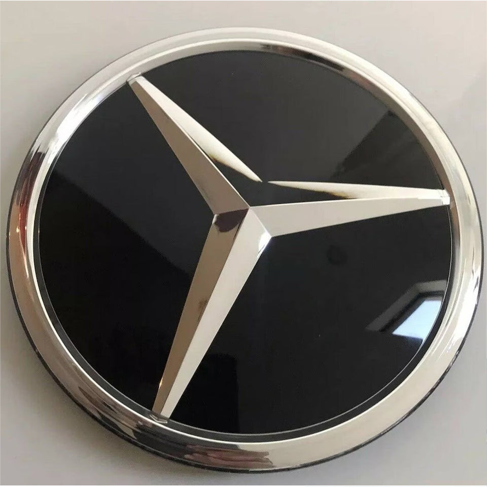 For Mercedes Benz Badge Mirror Emblem Sticker Decal Black B C E S GLK Class W213 W238 W217 W204 W207 W216 W245 W447 W639