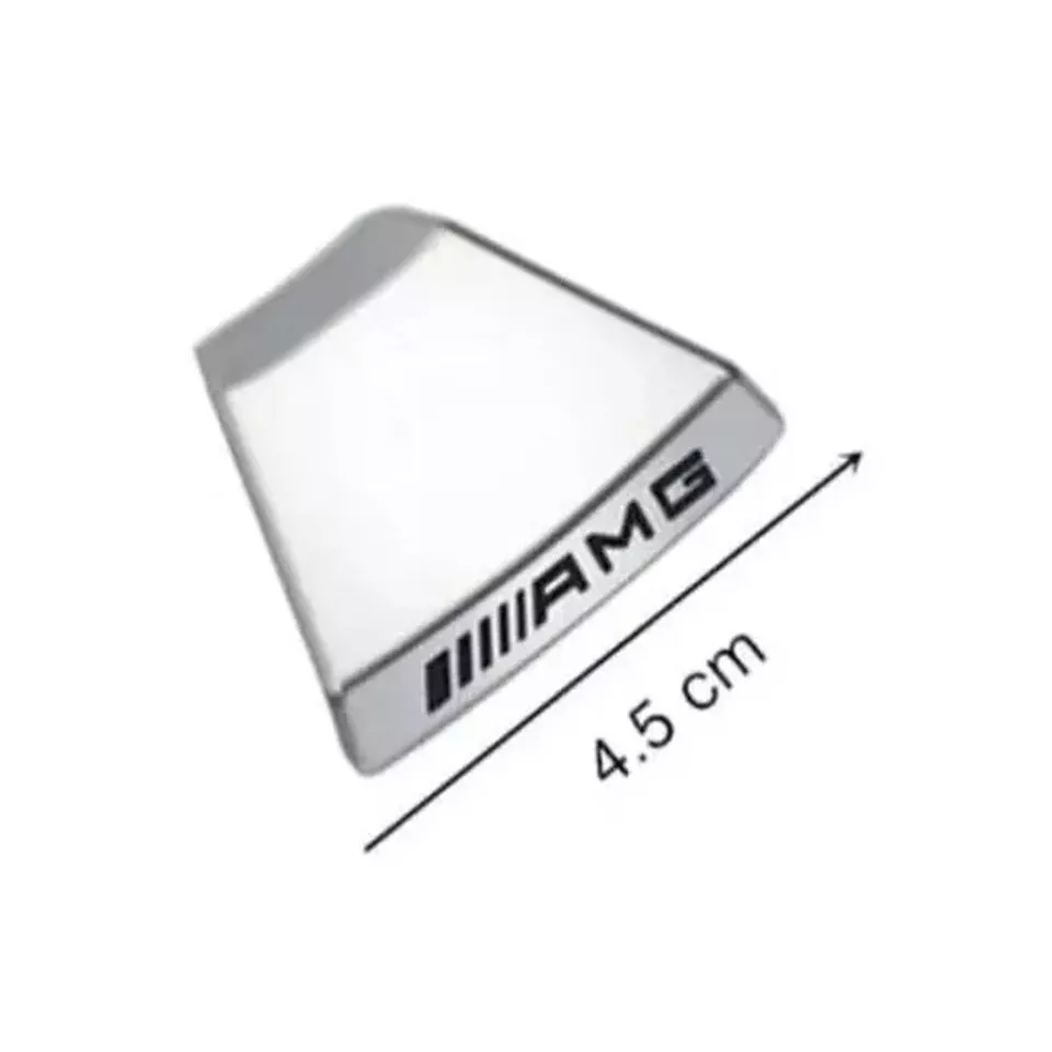 4.5cm Steering Wheel Emblem Decal Sticker Badge Decor Logo for Mercedes-Benz AMG