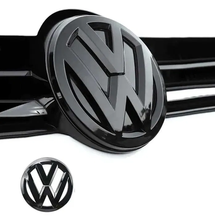 Front Gloss Black Emblem for VW MK7 GTI Golf 7 - 135mm