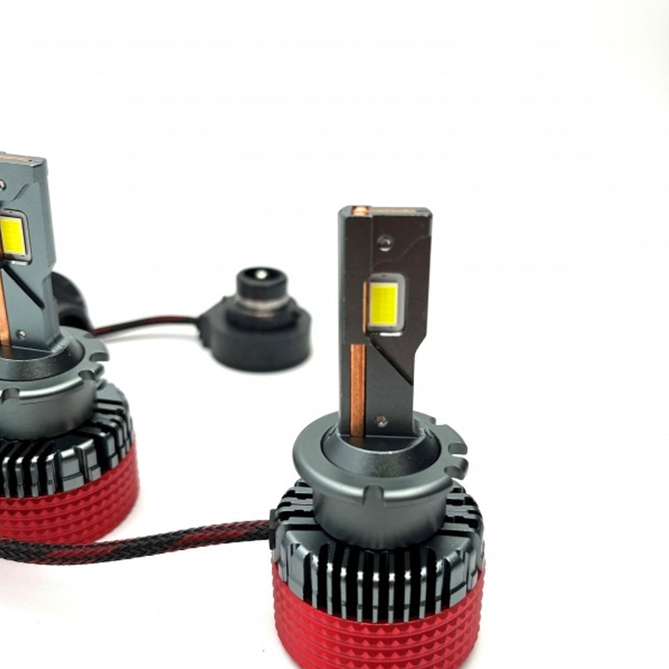 2x D2S D2R D2C LED Headlight Bulbs High Low Beam Bright White HID Replace 55W 6000K