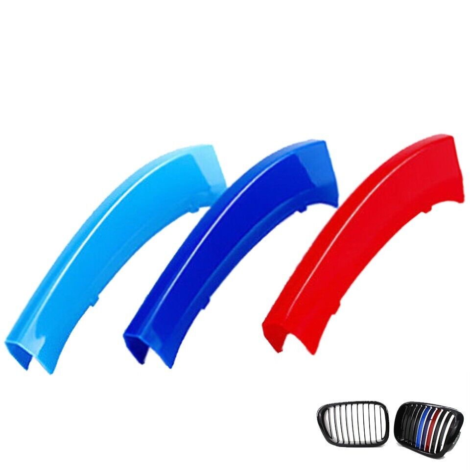 BMW G30 G31 5 Series 2018+ Grill M Sport Tech 3 Color Stripes Badge Decal