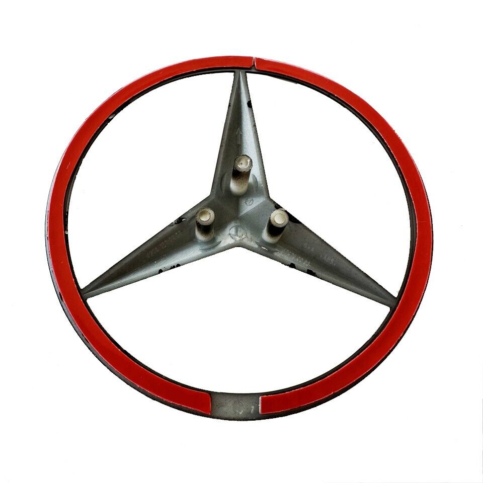 Glossy Black Star Trunk Emblem fit for Rear Lid Logo Badge E Class W212 Mercedes AMG