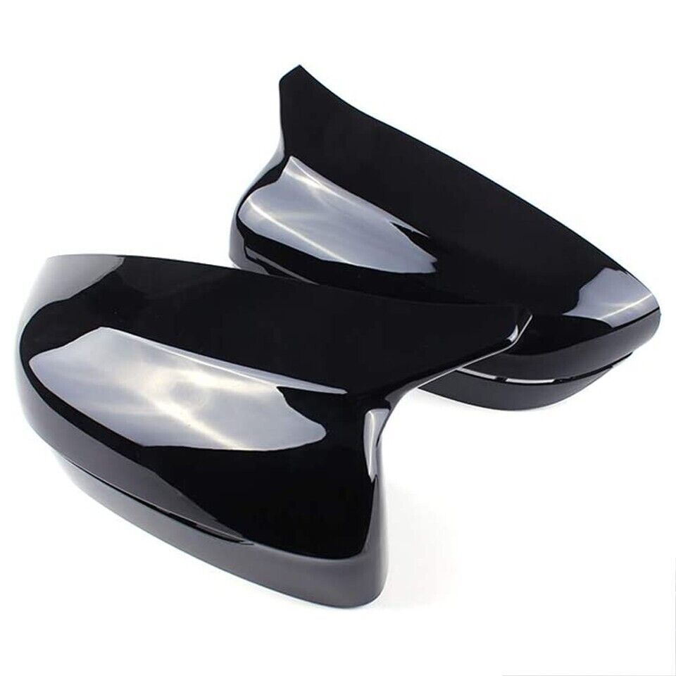 fit BMW 3 Series G20 2017-2020 Glossy Black Batman Style Side Mirror Cover Caps