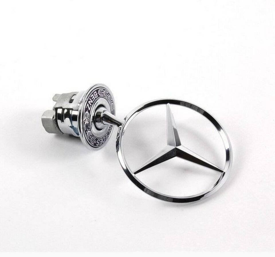 For Mercedes Benz Bonnet Logo Emblem W124 W204 W203 W208 W210 44MM