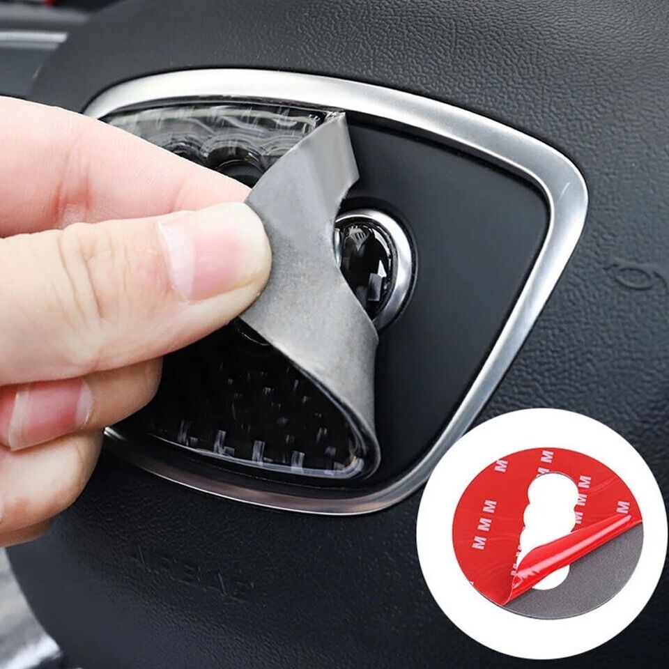 Steering Wheel Ring Sticker Trim C Style For Audi A6 Q3 Q5 Q7 SQ5