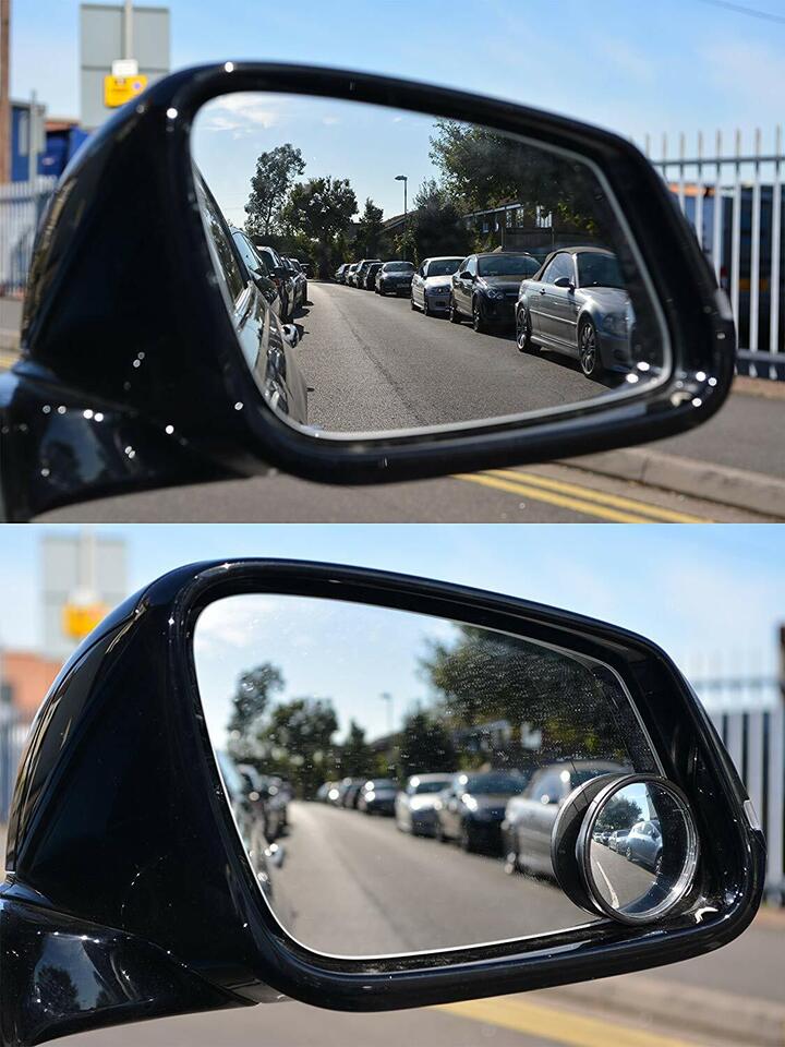 Blind Spot Round Stick-On Side View Rearview Car SUV Mirror