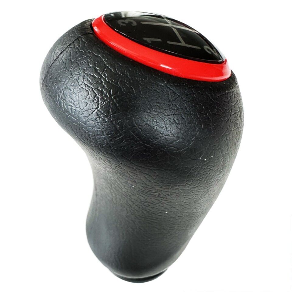 Gear Shift Knob Black for Dacia Logan Sandero Duster Lodgy Dokker RENAULT 5 speed Red RING