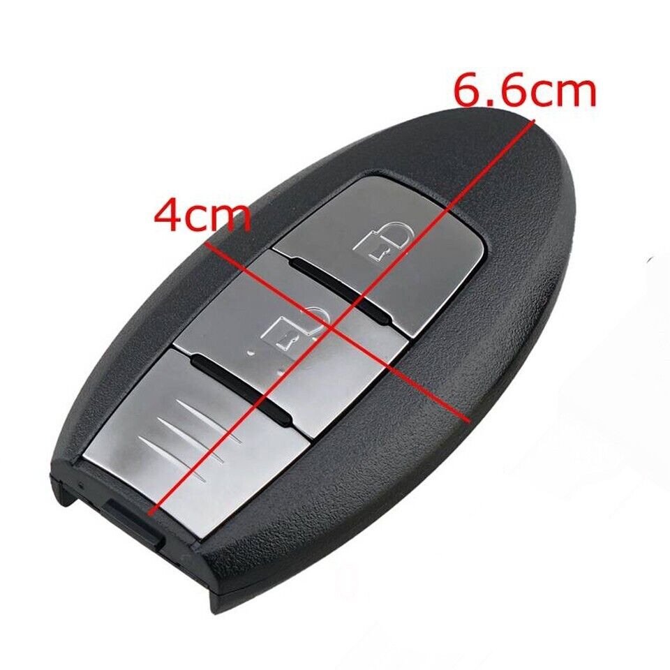 NISSAN QASHQAI X-TRAIL 2 BUTTON REMOTE CONTROL KEY HOUSING SHELL