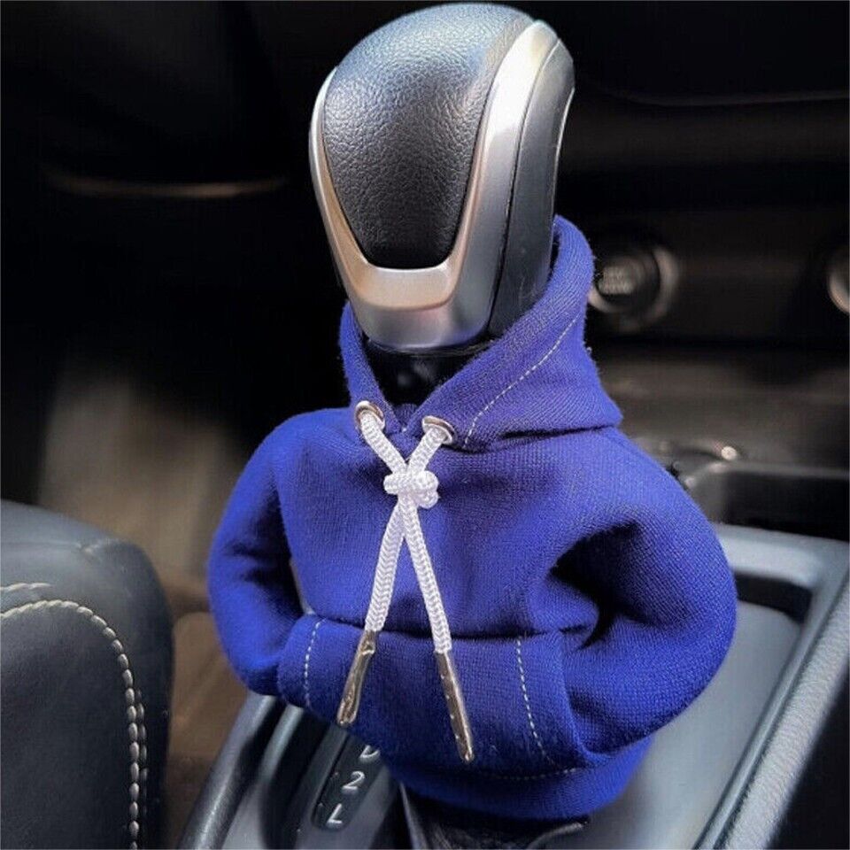 Car Gear Shift Hoodie Cover Mini Hoodie Gear Shift Cover for Car Shifter Interior Trim