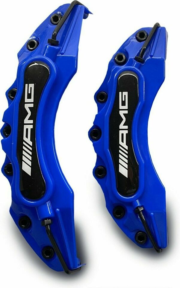 Blue MERCEDES AMG Brake Caliper Covers Universal G GLE GL ML CLA CLS C S A E