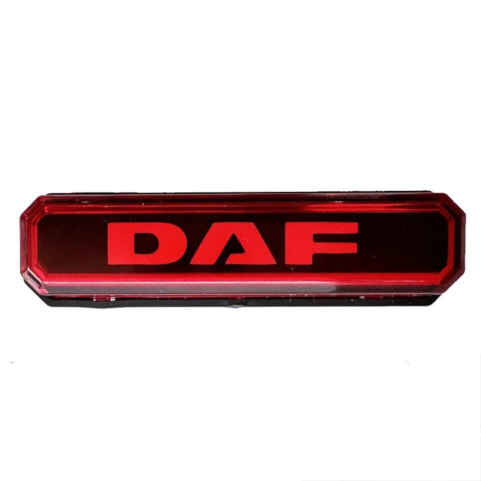 Pair Daf LED Red Truck Trailer Lorry Rear Side Marker Indicator Light 12/24V