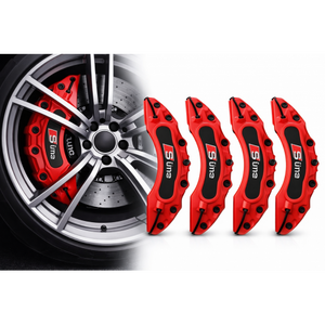 Sline Audi Caliper Cover Front Rear Power ABS Emblem Rim Wheel Set Car