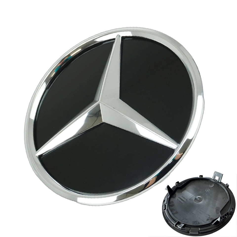 For Mercedes Benz Badge Mirror Emblem Sticker Decal Black B C E S GLK Class W213 W238 W217 W204 W207 W216 W245 W447 W639