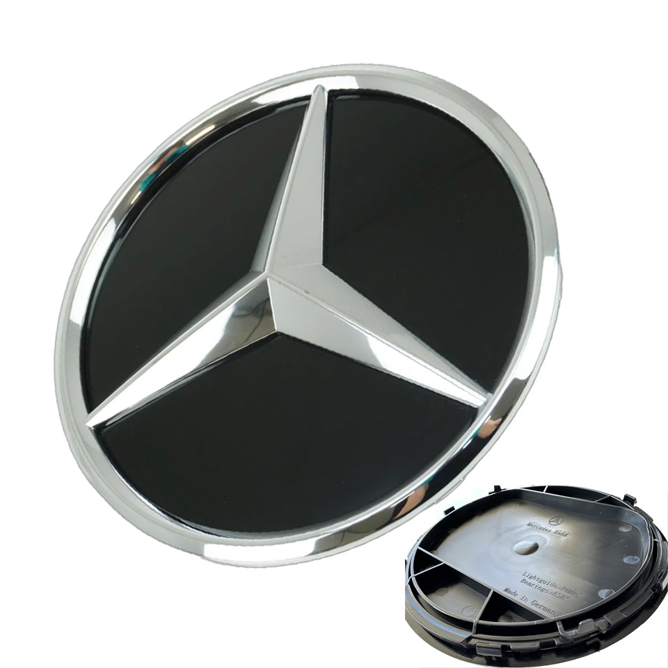 For Mercedes Benz Badge Mirror Emblem Sticker Decal Black B C E S GLK Class W213 W238 W217 W204 W207 W216 W245 W447 W639