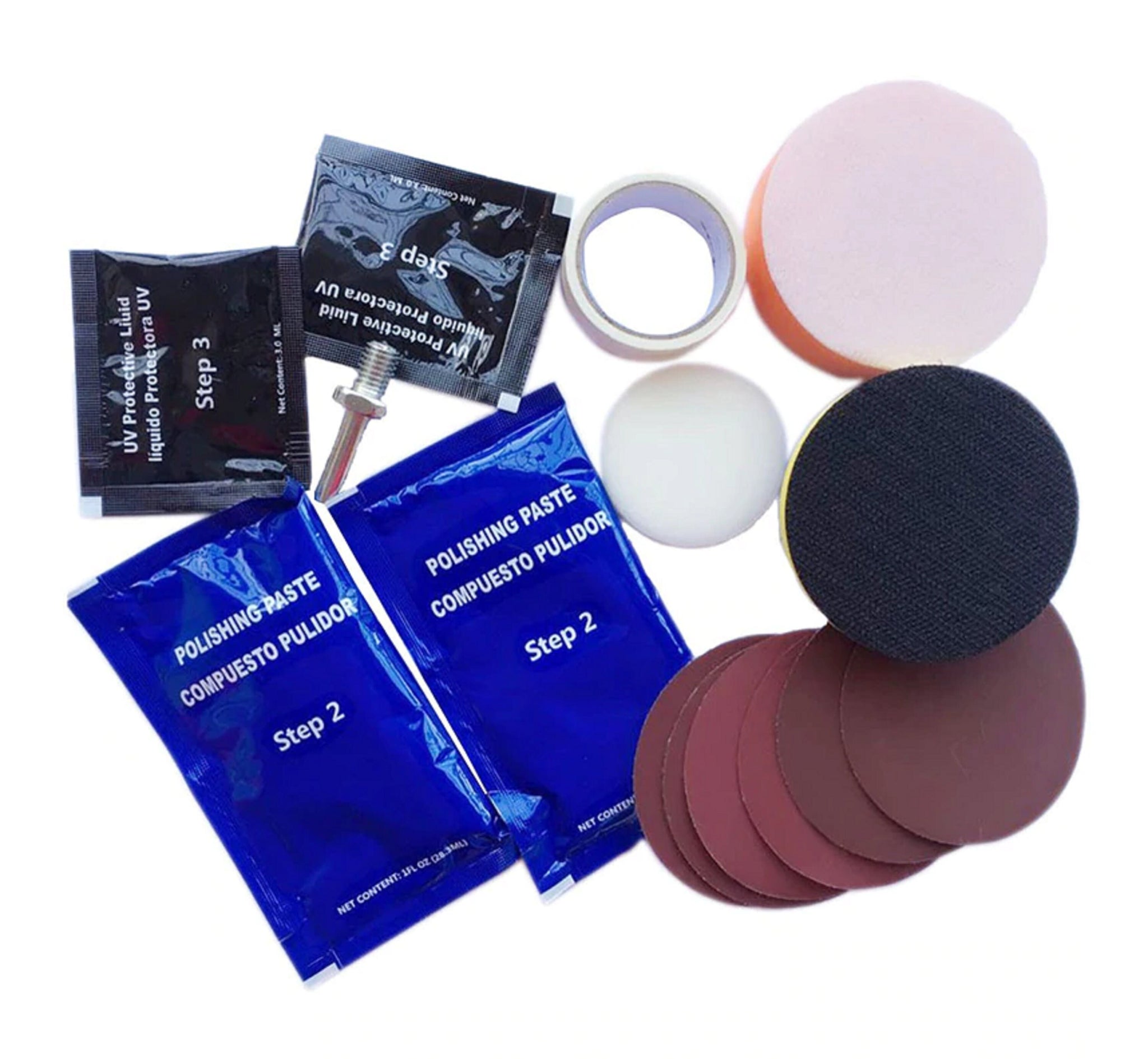 Headlight Restoration Kit Polish Headlamp Brightener for Car Head Lamp Lenses Deep Clean Head Light Paste Best One