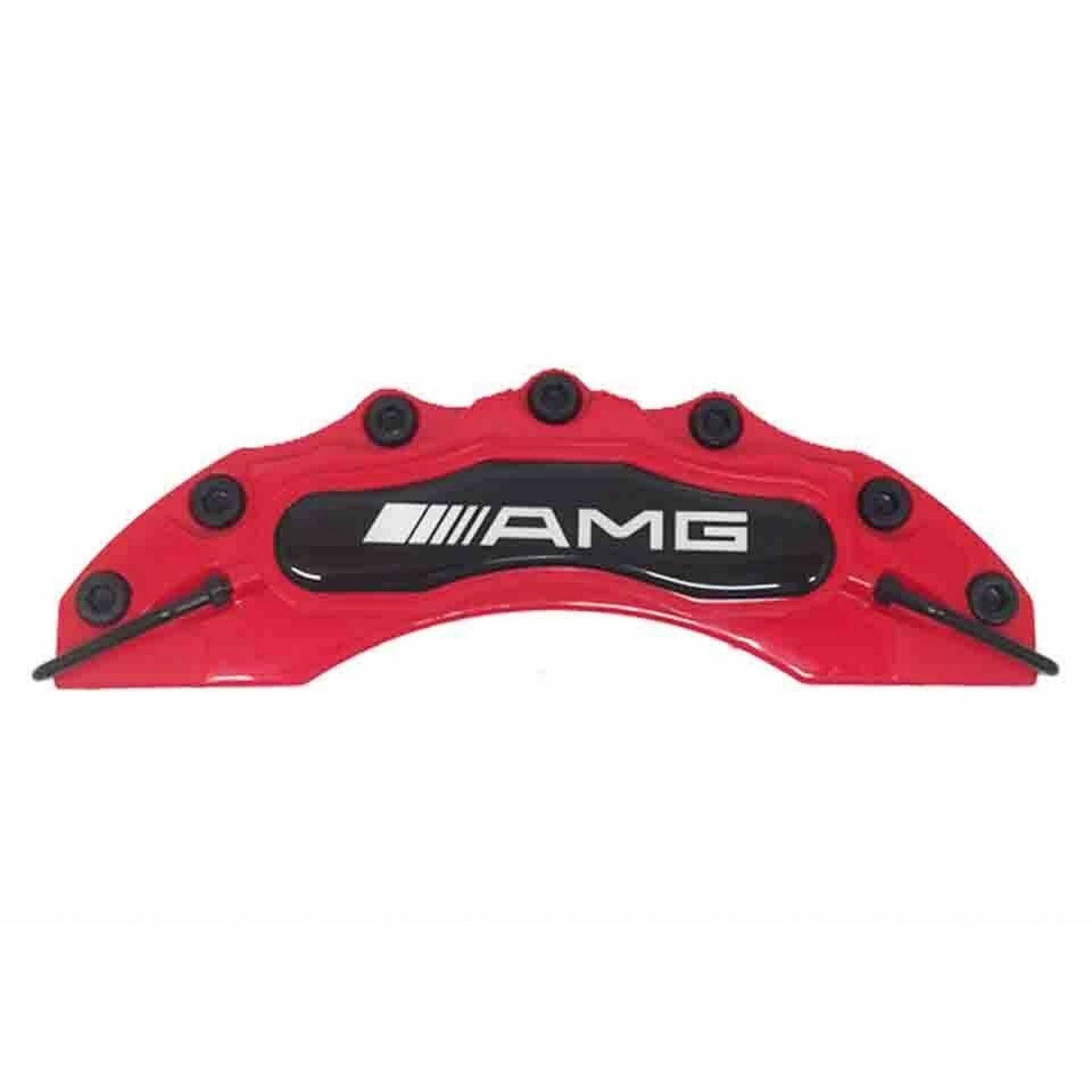 4 AMG MERCEDES Brake Caliper Cover Front Rear Power ABS Emblem Rim Wheel Set Car Series