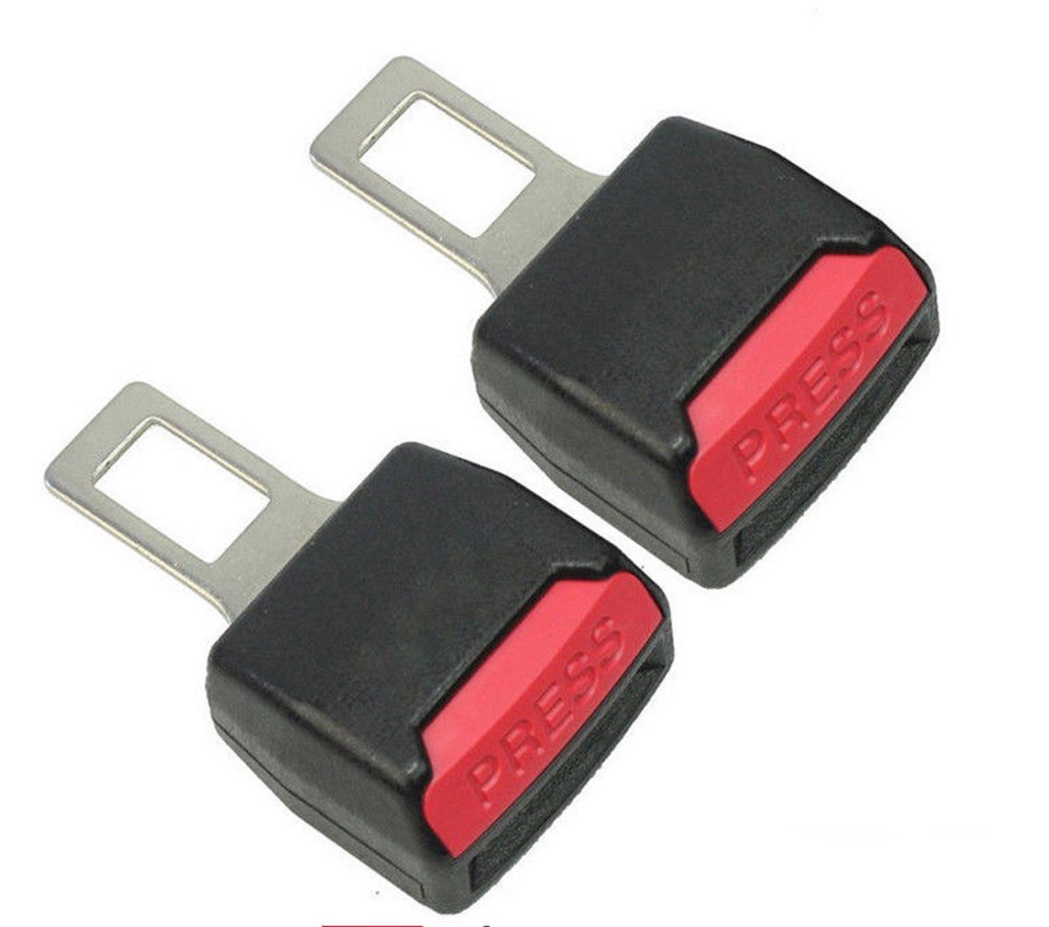 2x seat safety belt buckle adapter extender alarm beep stopper canceller