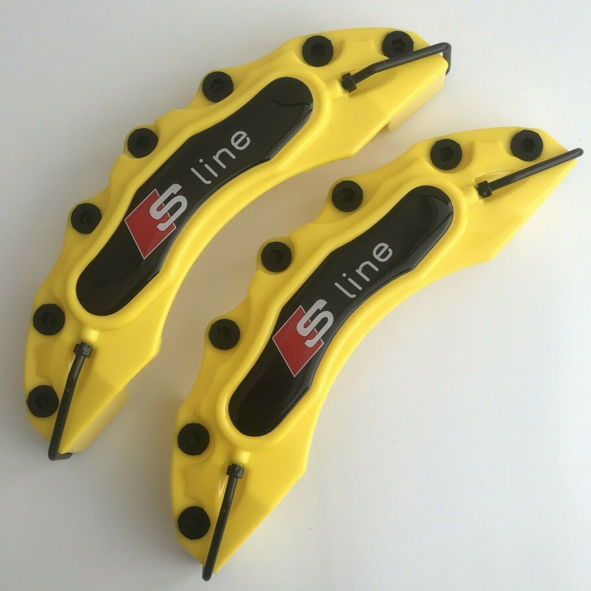 s-line audi yellow Brake Caliper Covers UNIVERSAL, A1 A4 A5 A6 A8 S RS Set of 4