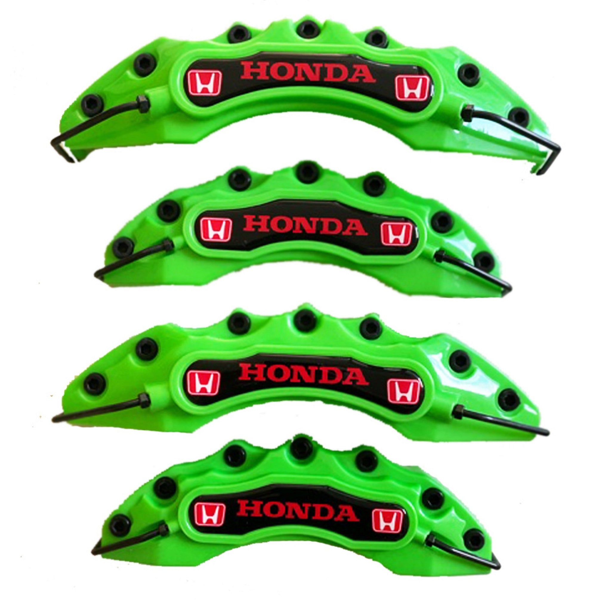 4x HONDA Honda Caliper Cover Front Rear Power ABS Emblem Rim Wheel Set Car Yellow,Green,Red,Black,Blue,Orange