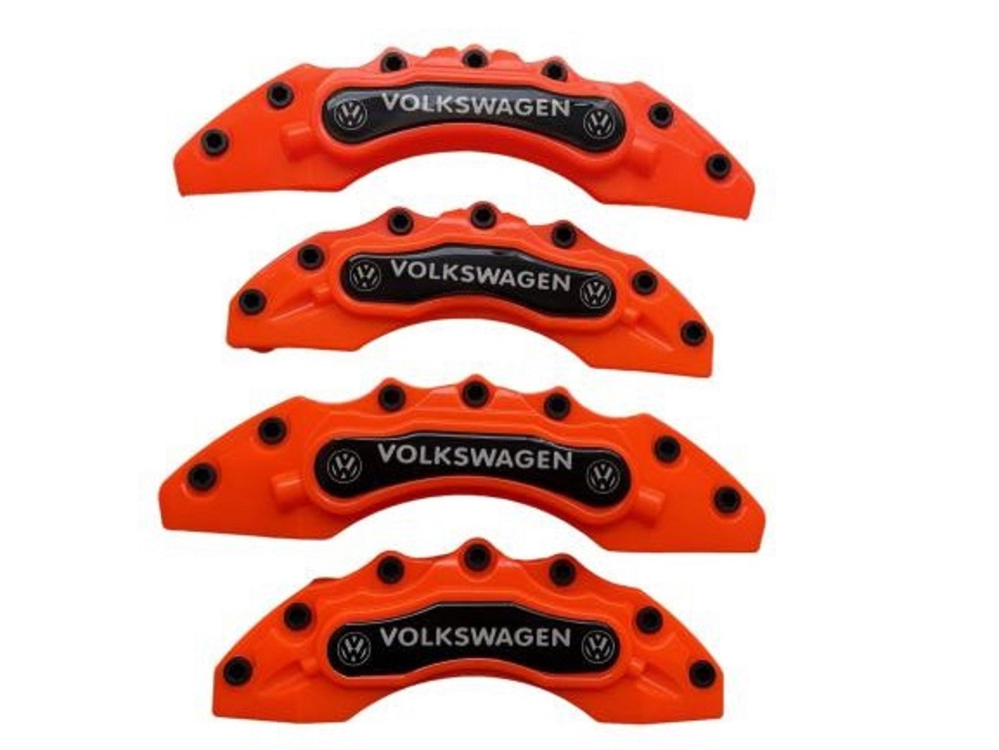 VW Volkswagen Brake Caliper Cover Front Rear Power ABS Emblem Rim Wheel Set Car Series different colors