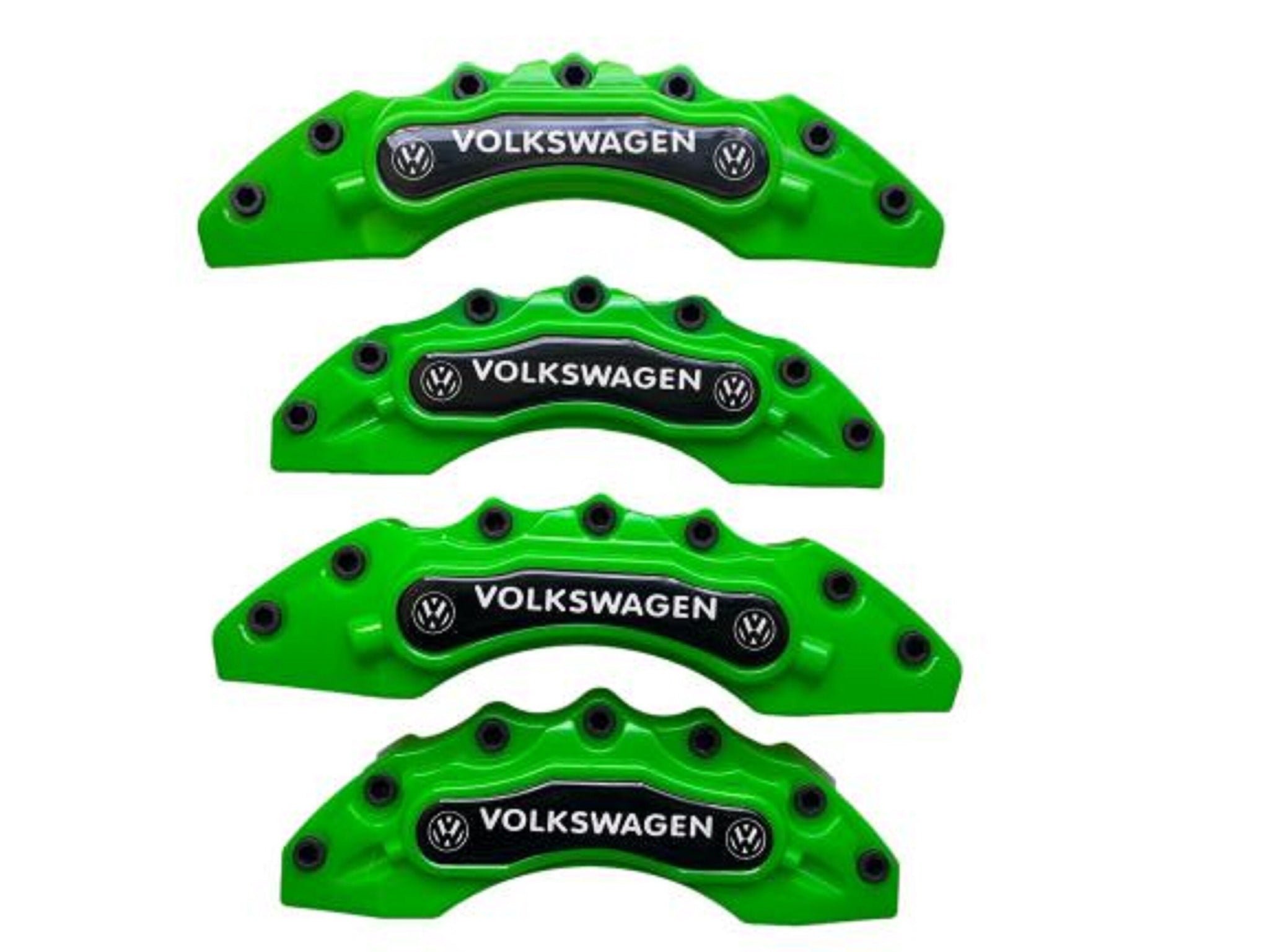 VW Volkswagen Brake Caliper Cover Front Rear Power ABS Emblem Rim Wheel Set Car Series different colors