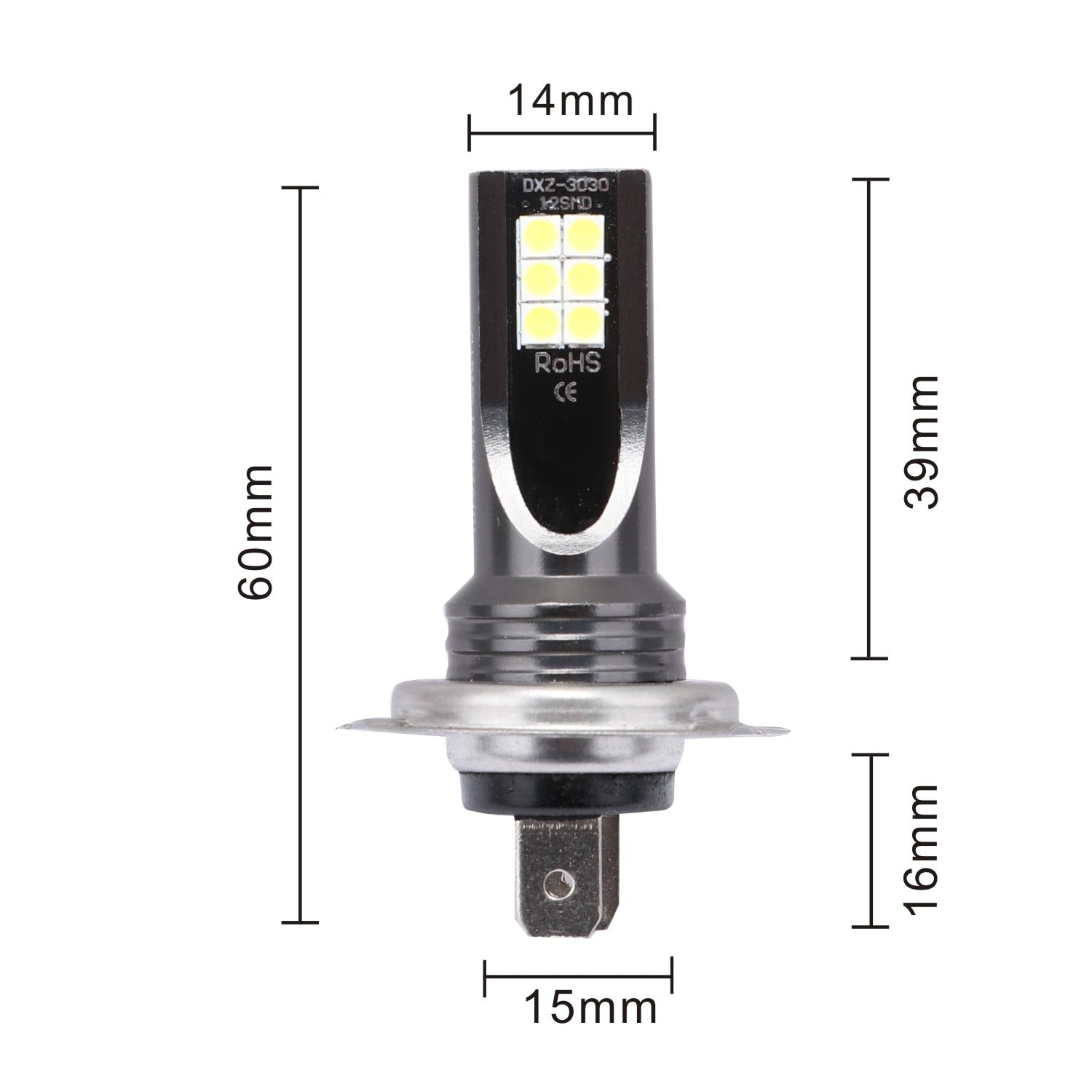 LED H4 H7 H11 H8 H9 H16JP H1 H3 Car Fog Light Bulbs 9005 9006 Auto Driving Headlamp Lamps 6500K 12V 24V LED Car Headlights