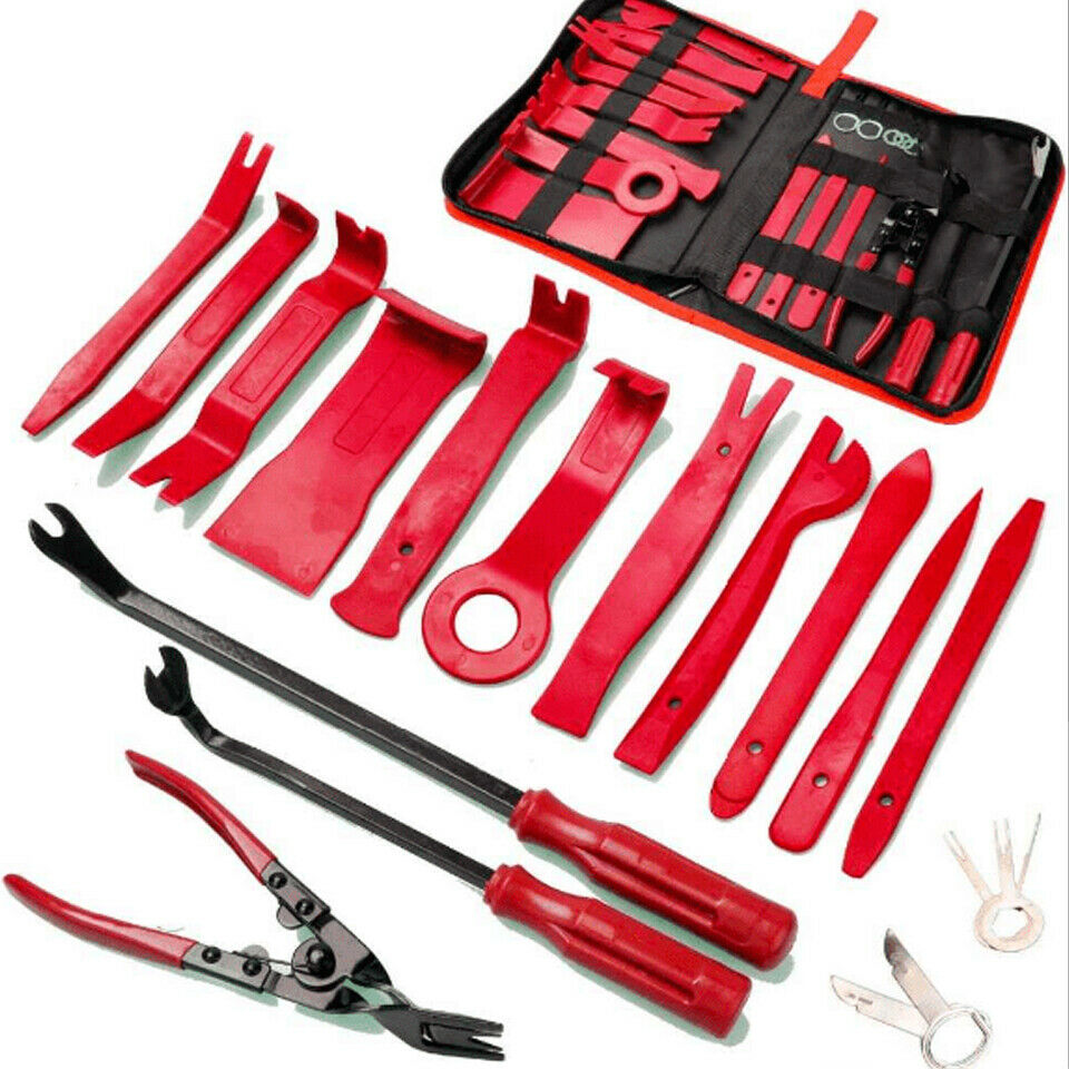 19 pcs Tools Trim & Panel Removal, Audio, Terminals, Radio Removal Set