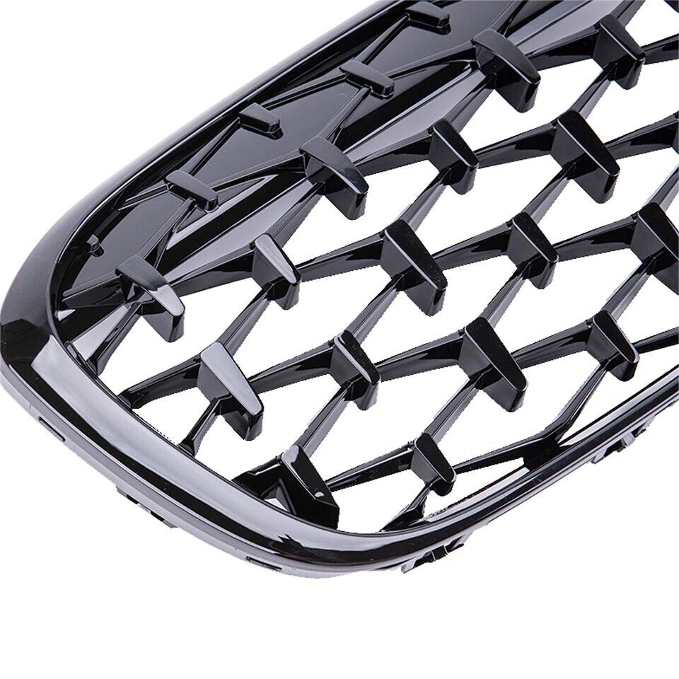 Kidney GRILL GLOSS BLACK RADIATOR GRILL FOR BMW X1 F48 manufacturing year from 2014