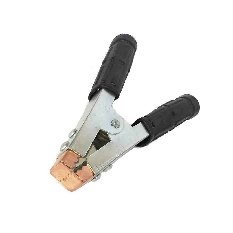 2x Crocodile Clips HEAVY DUTY Copper Battery Test Alligator Clamps