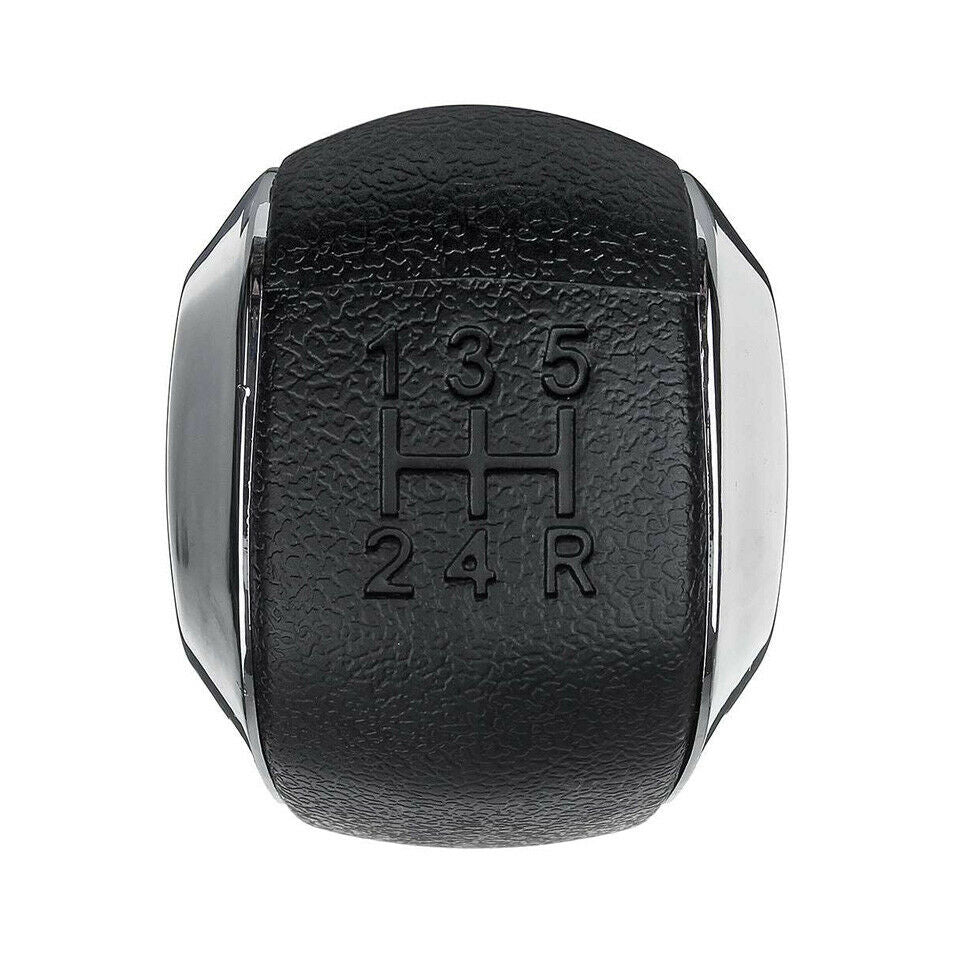 GEAR SHIFT KNOB CHROME 5-SPEED FOR PEUGEOT 206 207 301 307 308 408 508 2008 3008