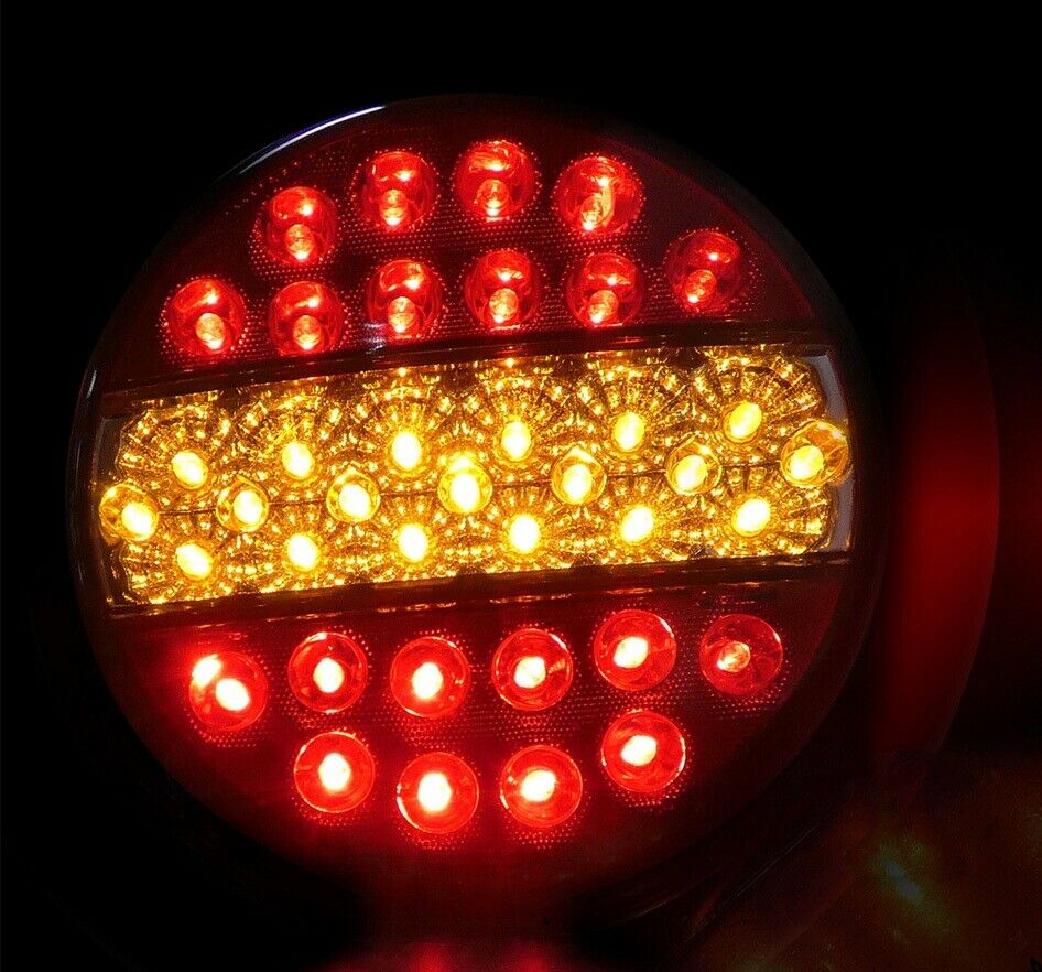 4x LED taillight Hamburg rear light for truck Mercedes Daf Man Volvo Iveco 24V